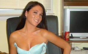 Cute Abby in Blue