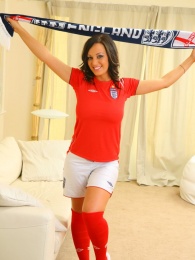 Lindsey Strutt in Red