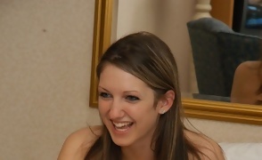 Lana Brooke on the Bed