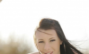 Brunette at the Park