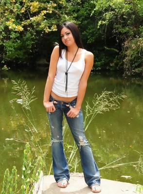 Cierra Spice Ripped Denim