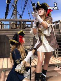 Sexy Girls Dressed as Pirates