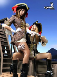 Sexy Girls Dressed as Pirates