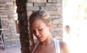 Carmen Wet with a Hose