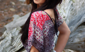 Chrissy Marie Topless in the Woods