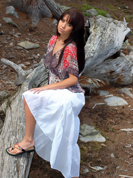 Chrissy Marie Topless in the Woods