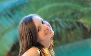 Victoria Frolicking on the Patio