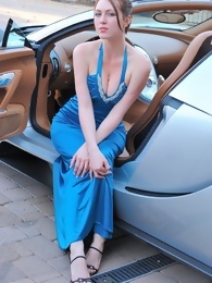 Meghan Topless in the Car