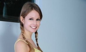 Aston Eating Cake Topless