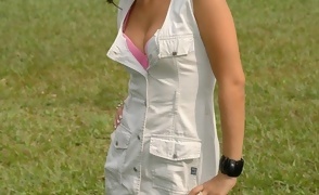 Pamela Flashes in the Park