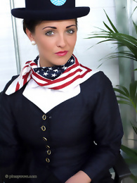 Daisy Watts Flight Attendant Stripping