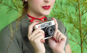 Hot Redhead Lucy on Safari