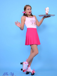 Kelli Smith in Roller Skates