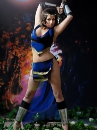 Busty Brunette Warrior Mia