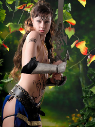 Topless Savage Warrior Jasmine