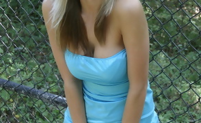 Lucky Hart Flashing Outdoors