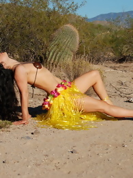Tianna in a Tropical Outfit