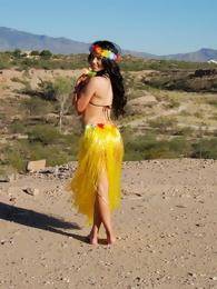 Tianna in a Tropical Outfit