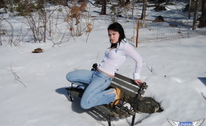 Emily Love in the Snow