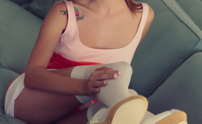 AShley Doll in a Short Skirt