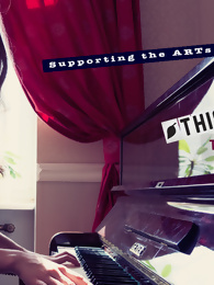 Mila Azul Playing Piano